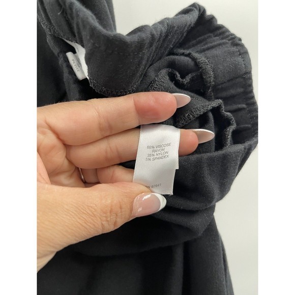 J. Jill Petite Black Pull-On Ponte Slim Leg Pants Size M - Picture 5 of 5